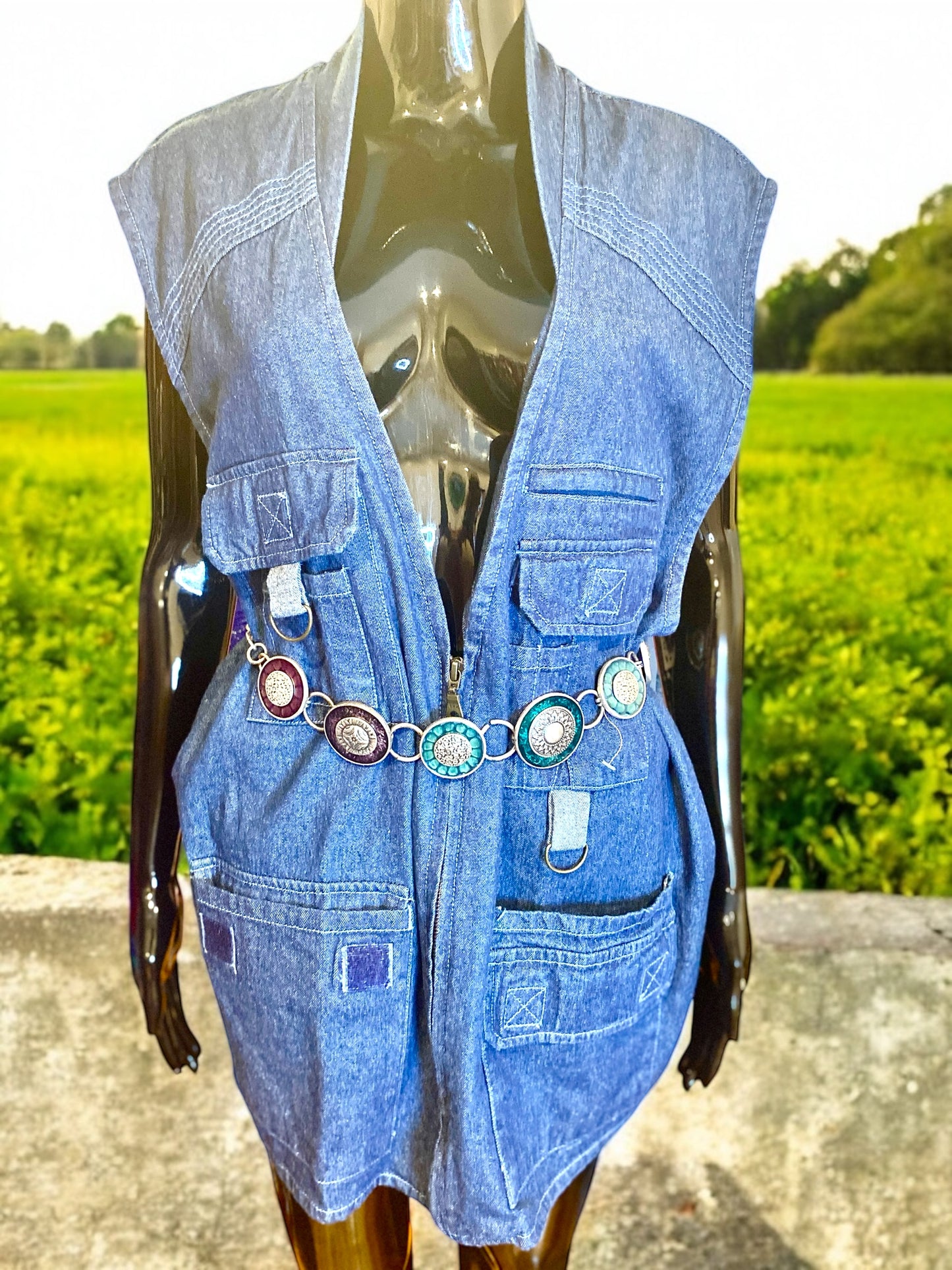 Denim Hunting Vest