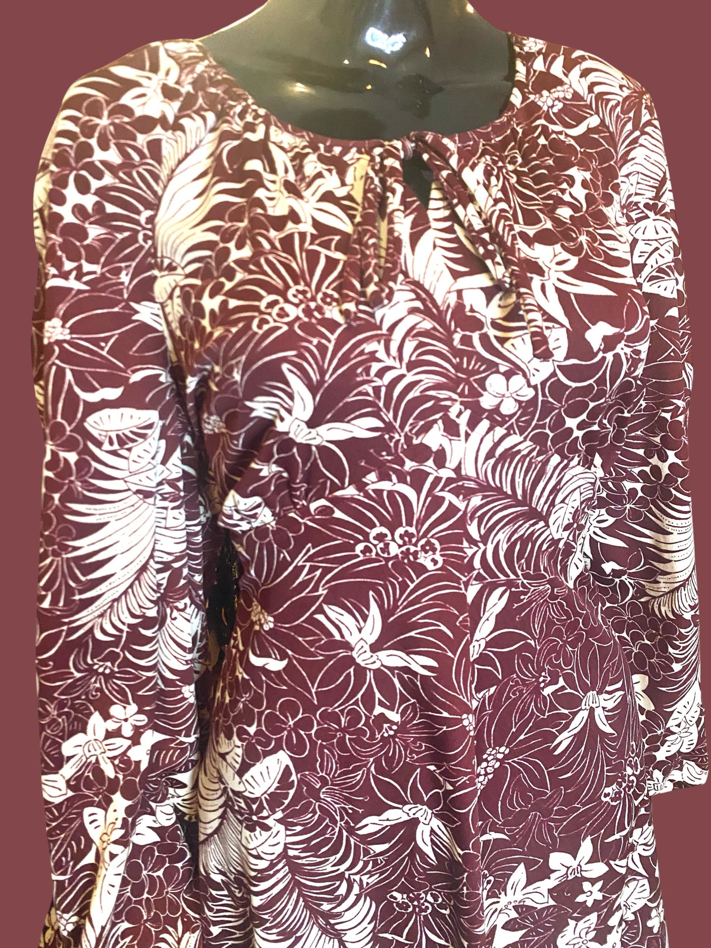 Plum Berries 70’s Dress.