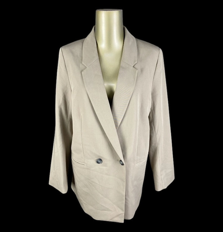 Sage Green Satin Blazer