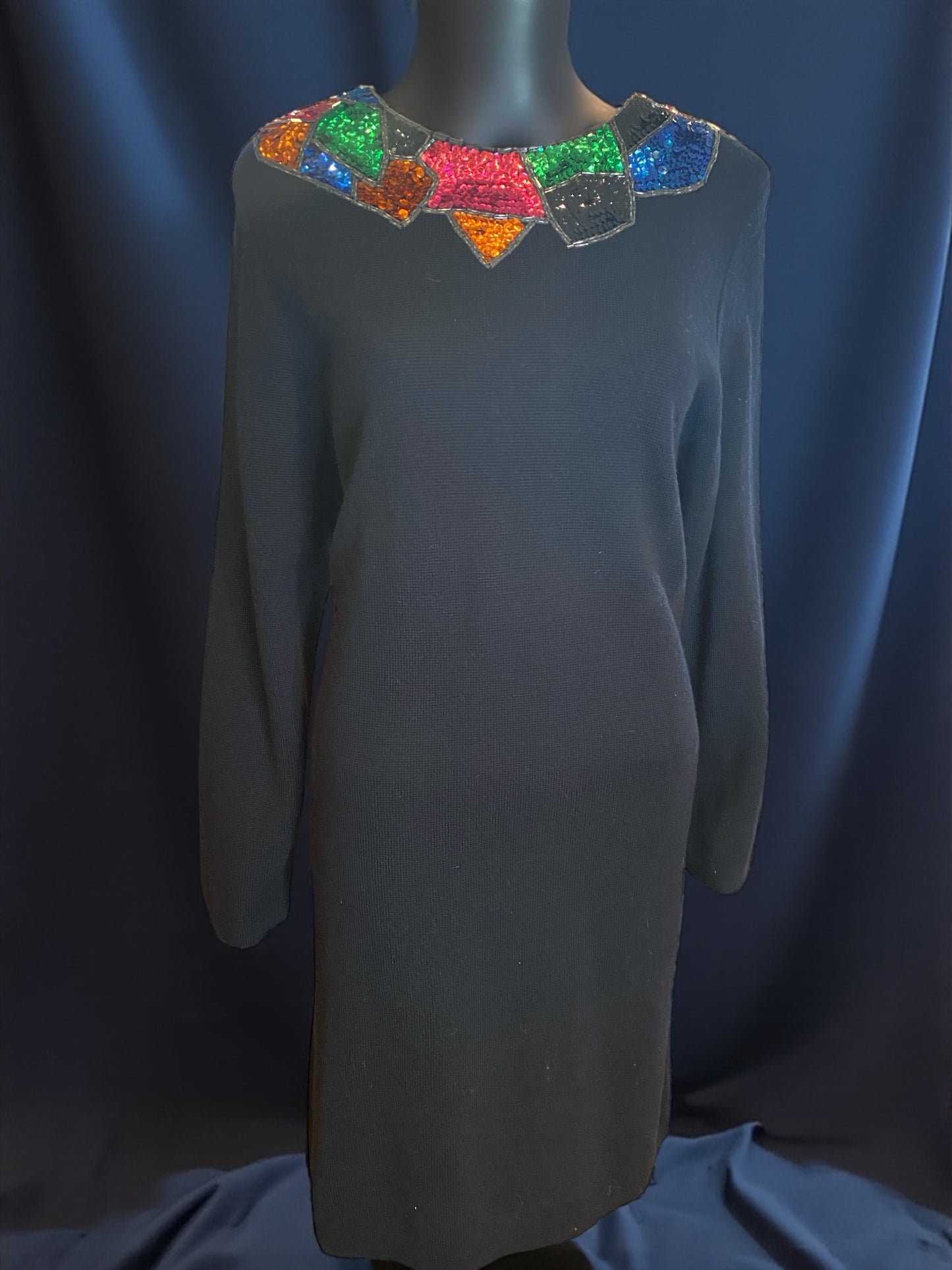 Sequin Sweater Dress