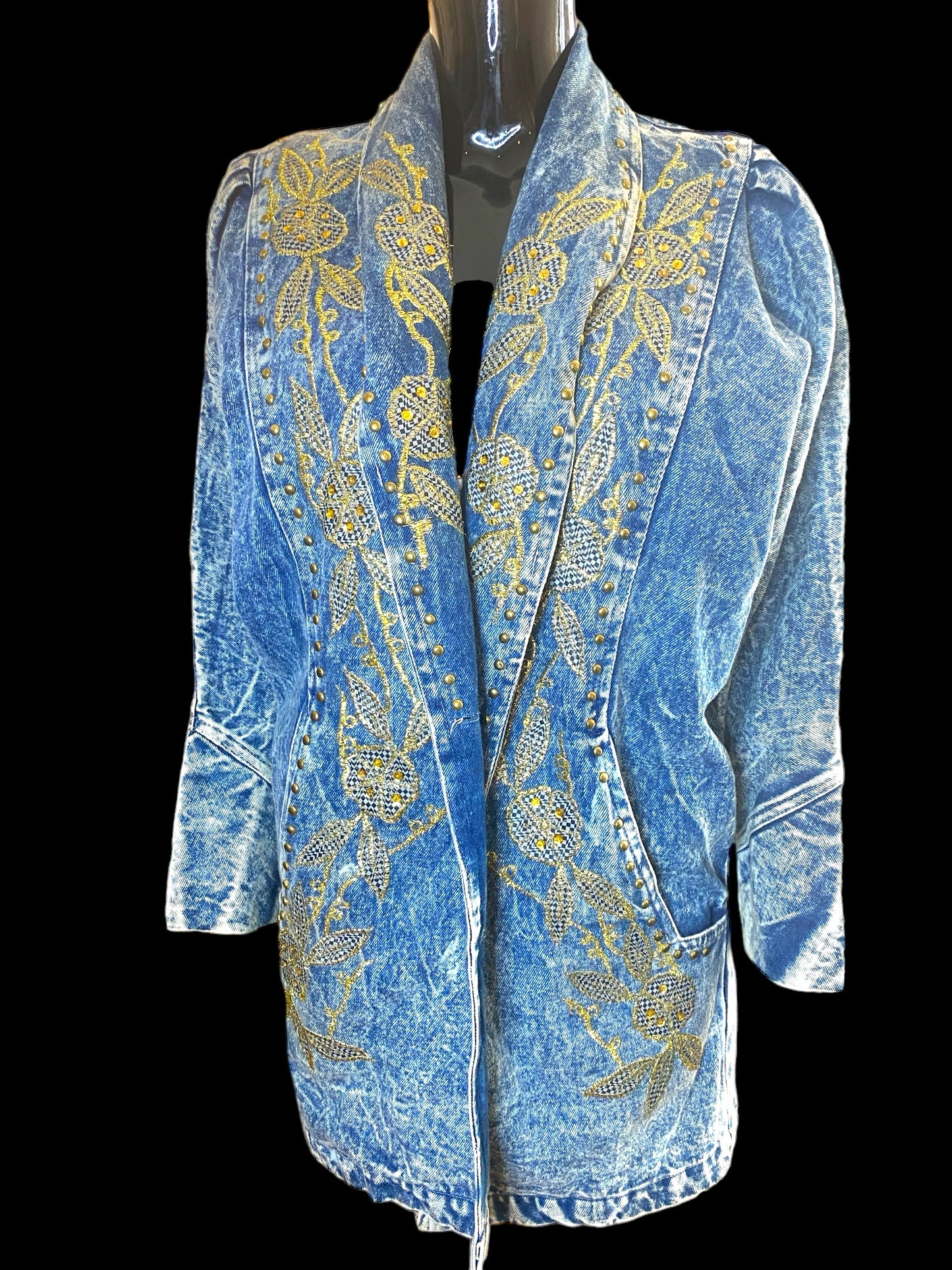 Acid Wash Denim Jacket.