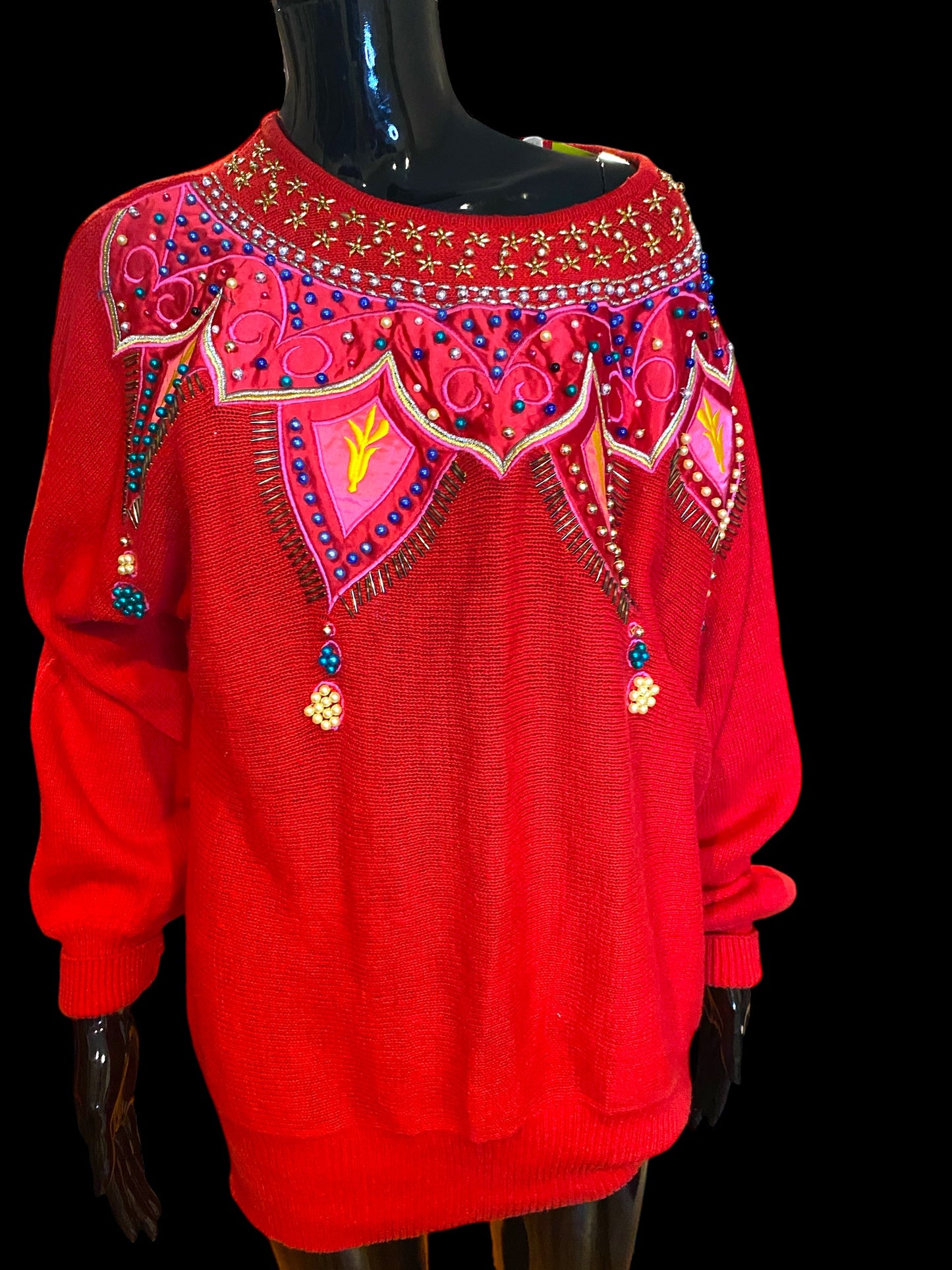 Vintage Red Sweater