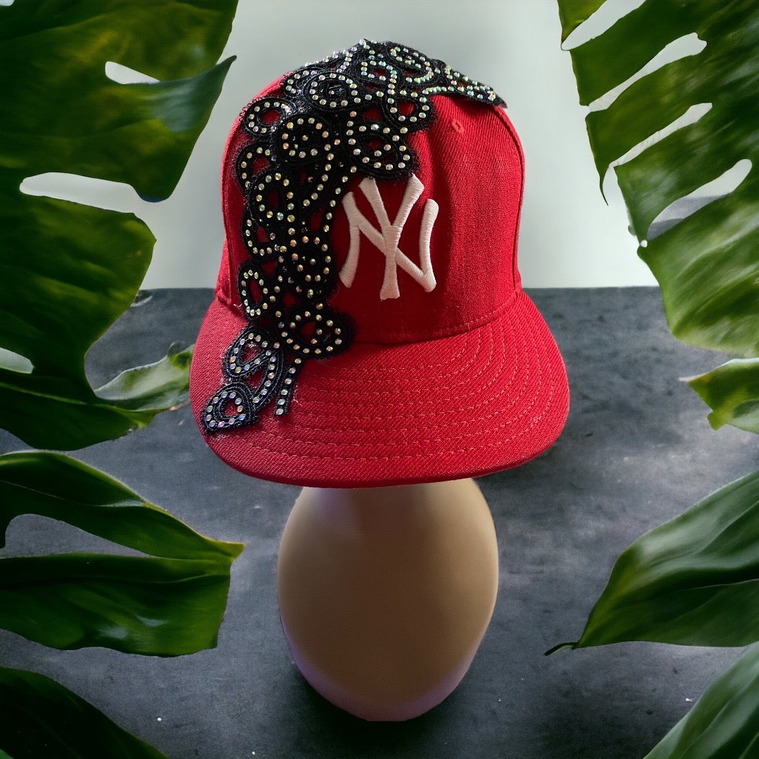 new york yankees cap red