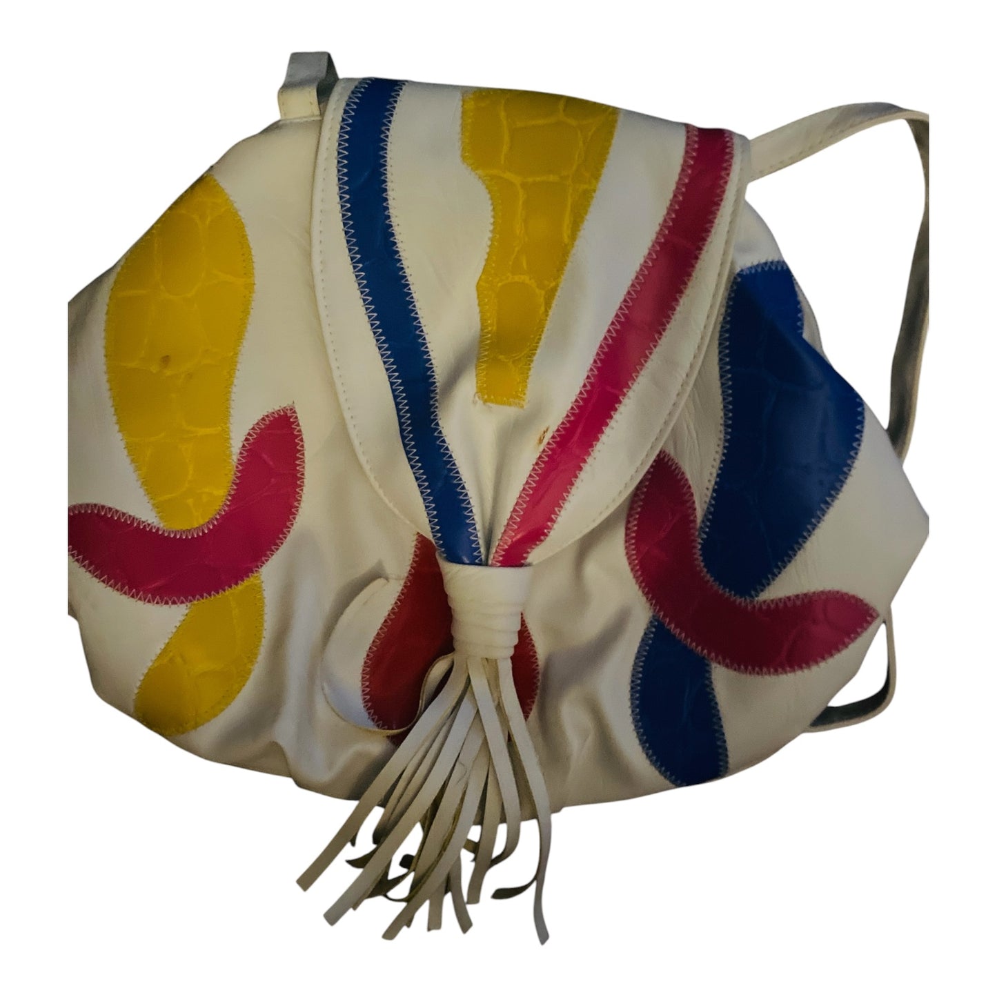 Large White Vintage Bag