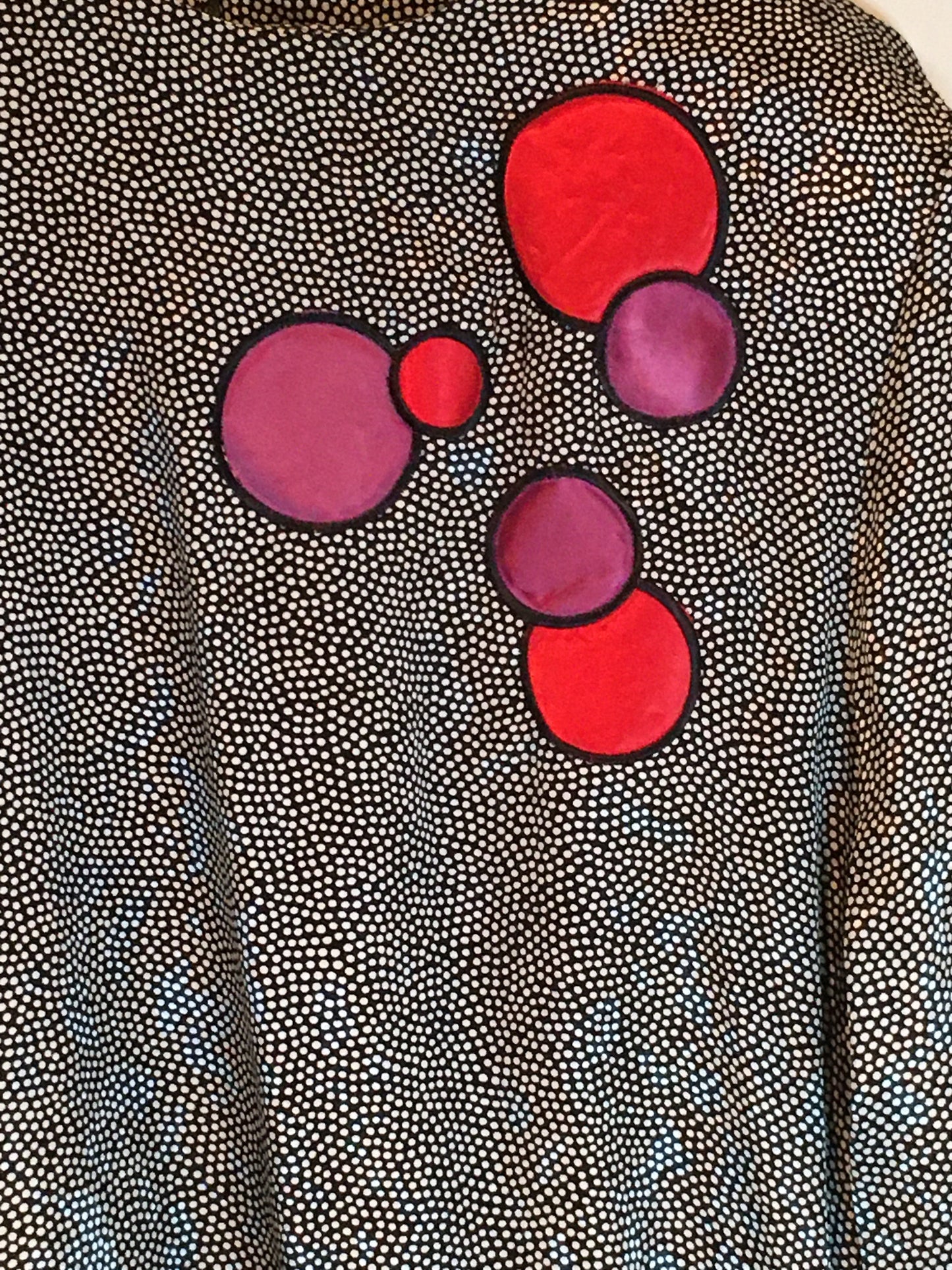 Bubbles and Polka Dots Top, XL