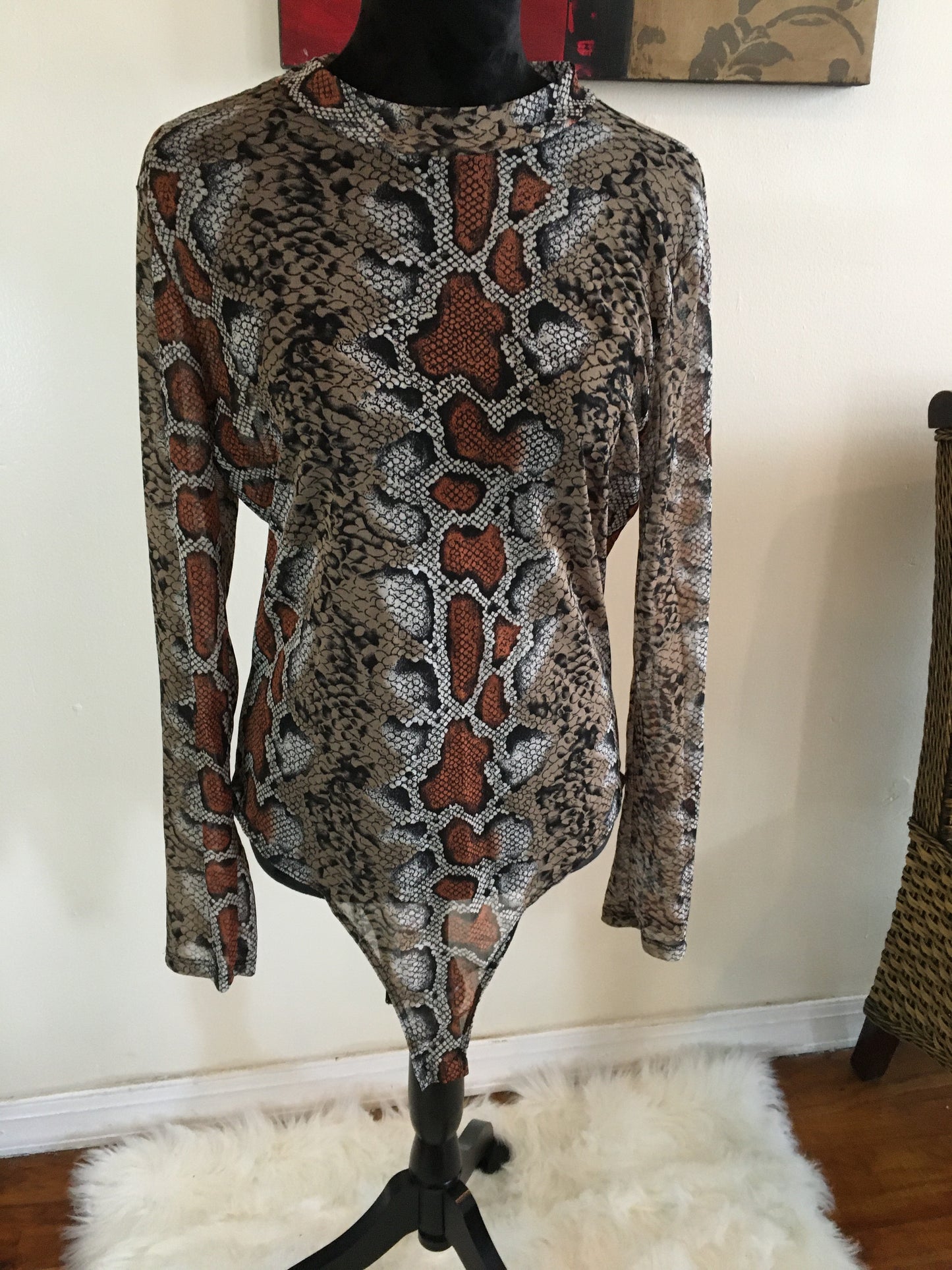 Snakeskin Body Suit