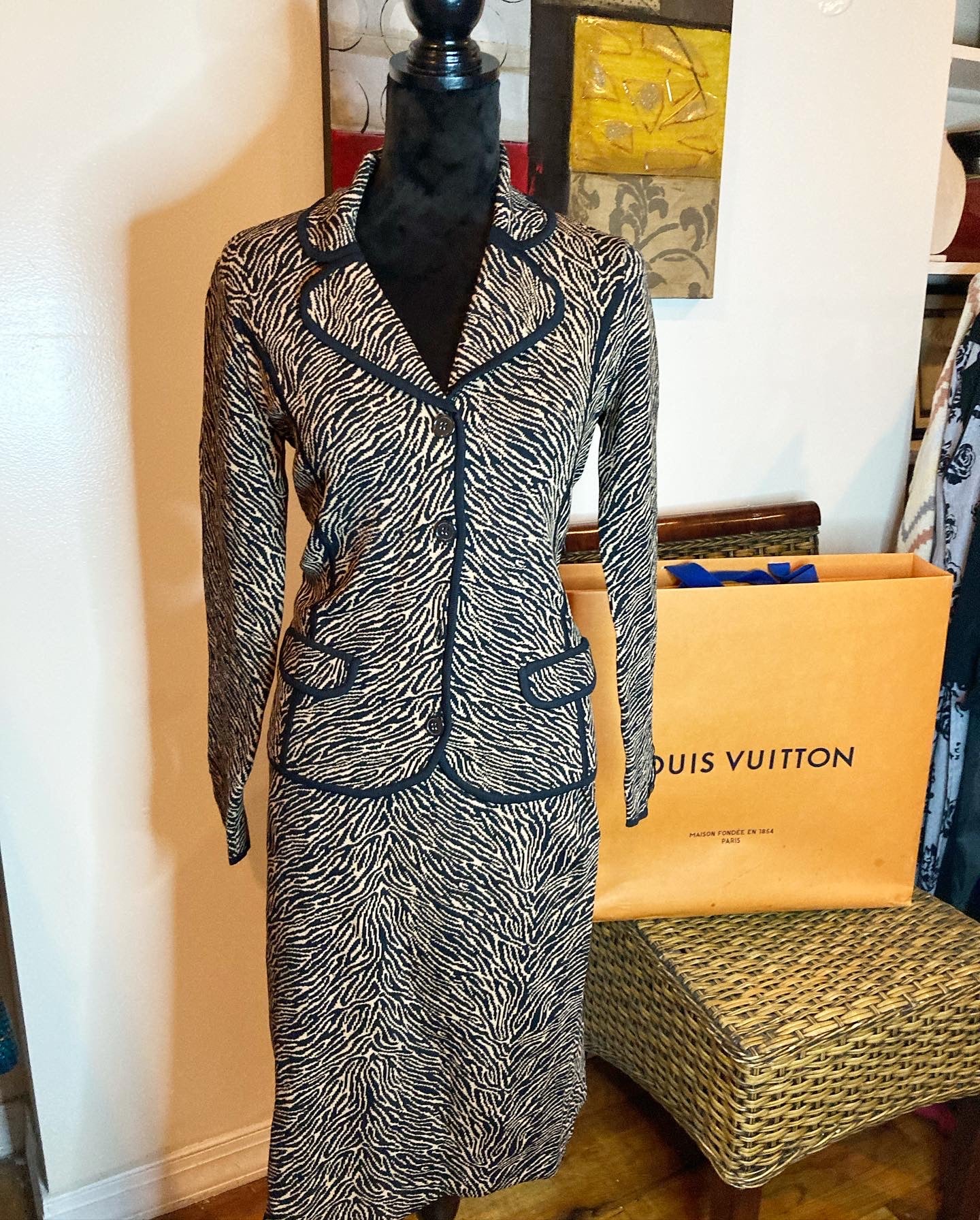 Zebra print set. Size 10.