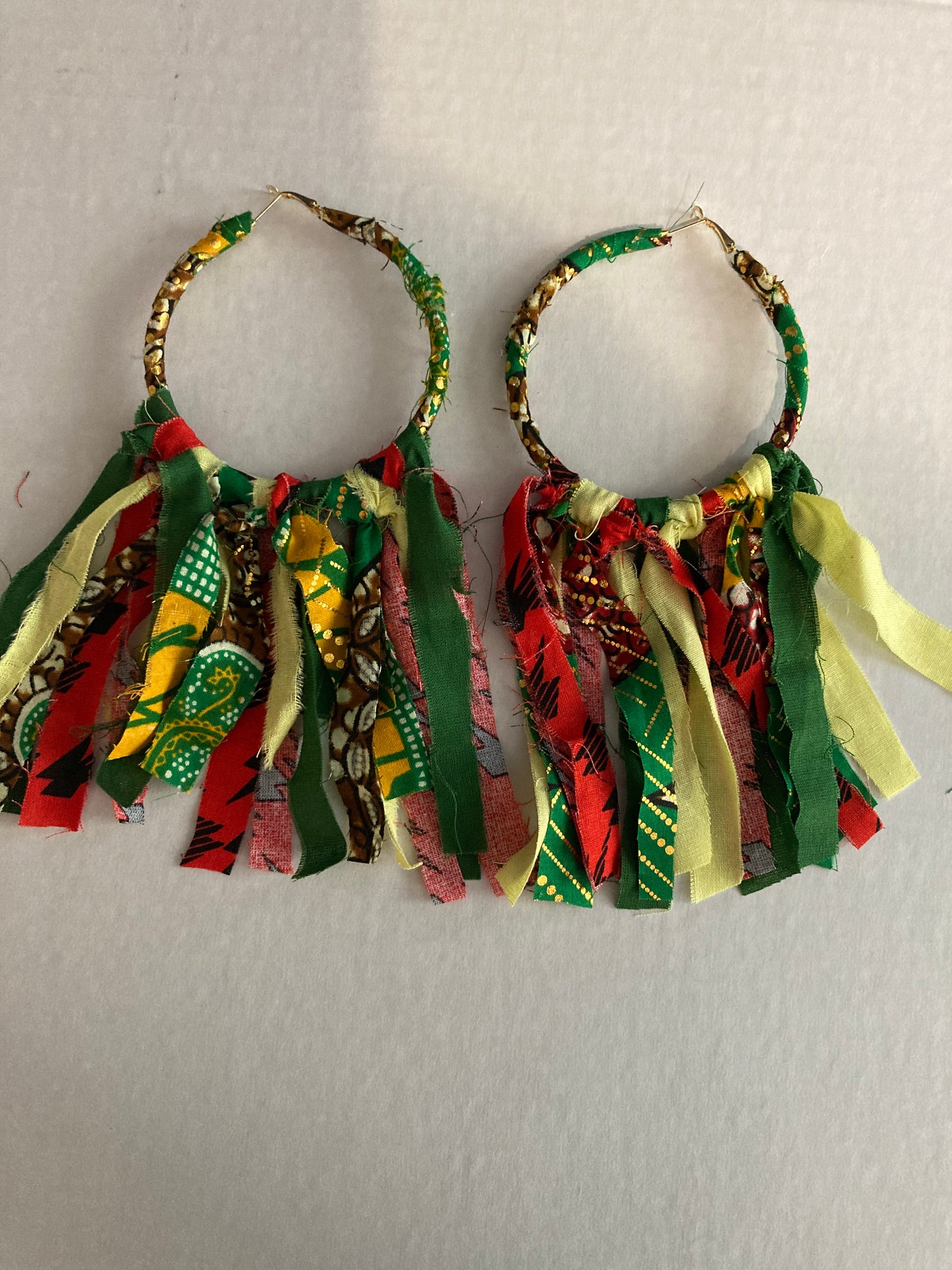 Ankara Fringe Earrings