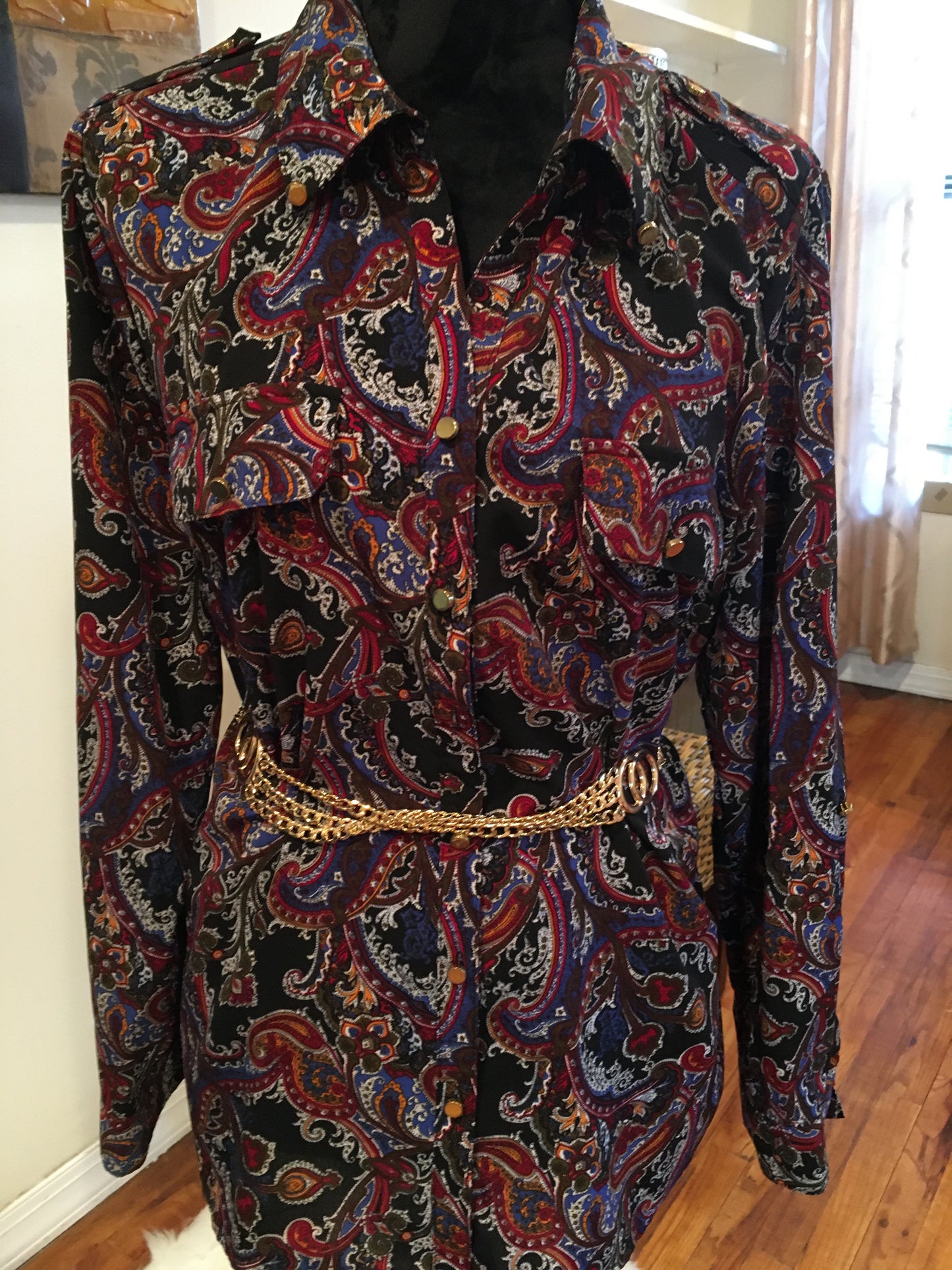 Paisley Blouse, size Large