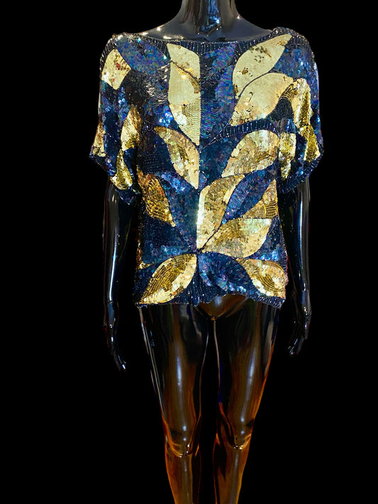 Egyptian Sequin Top