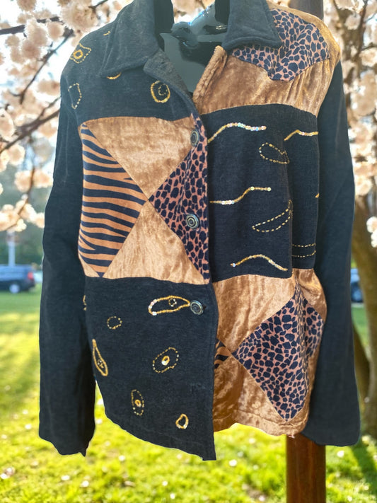 White Stag Patchwork Blazer.