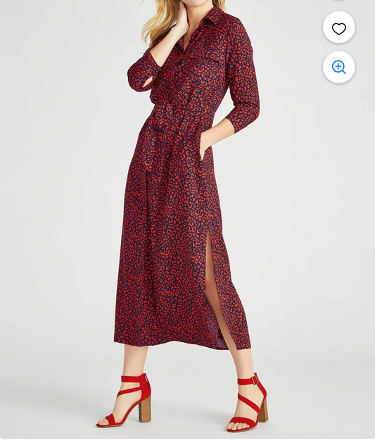 Scoop Animal Print Dress