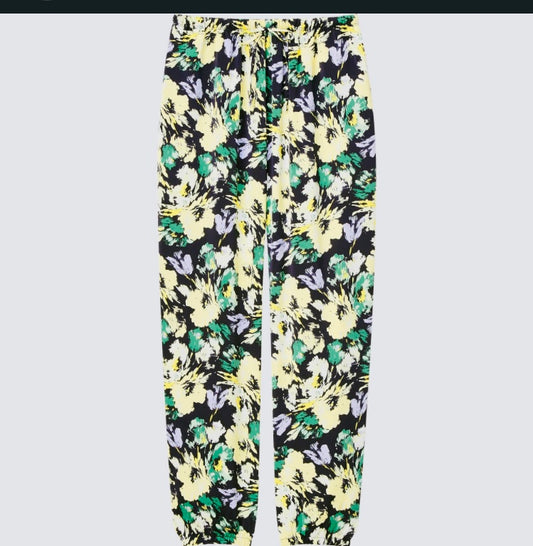 Satin Floral Pant