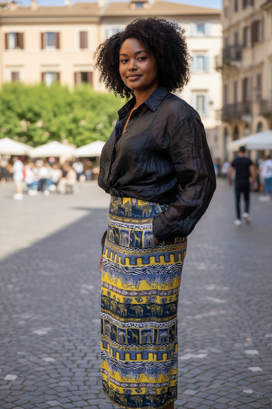 Mudcloth Skirt