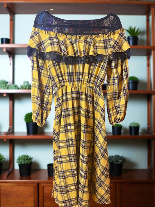 Plaid and Lace.