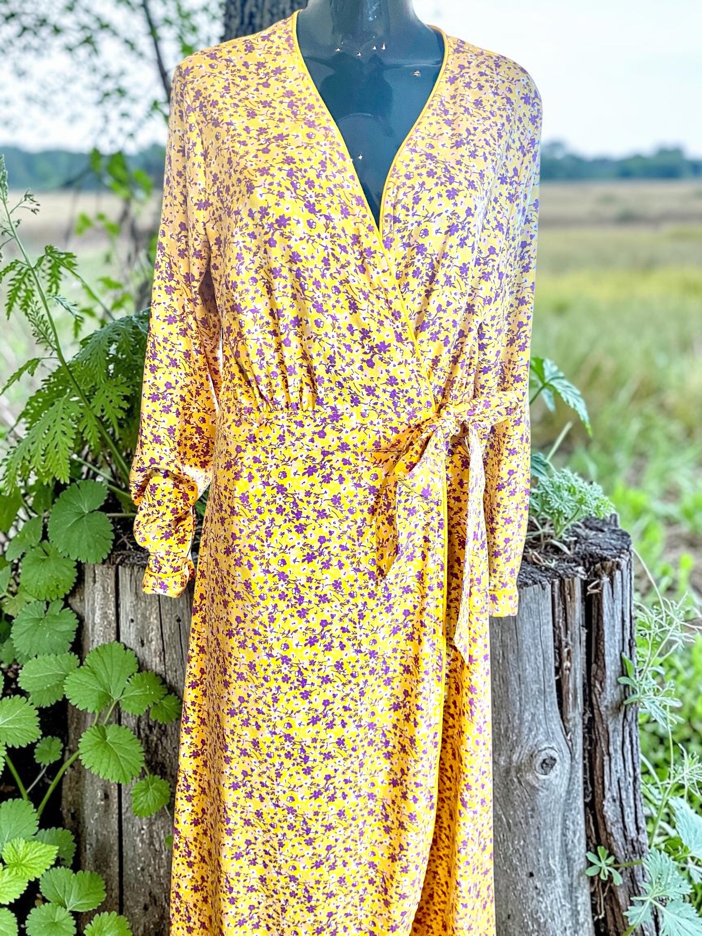 Marigold Wrap Dress
