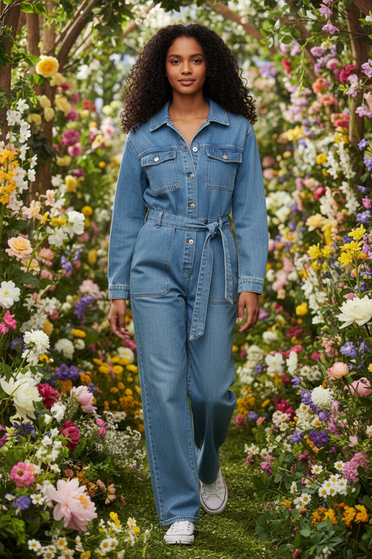Sofia Vegera Denim Jumpsuit