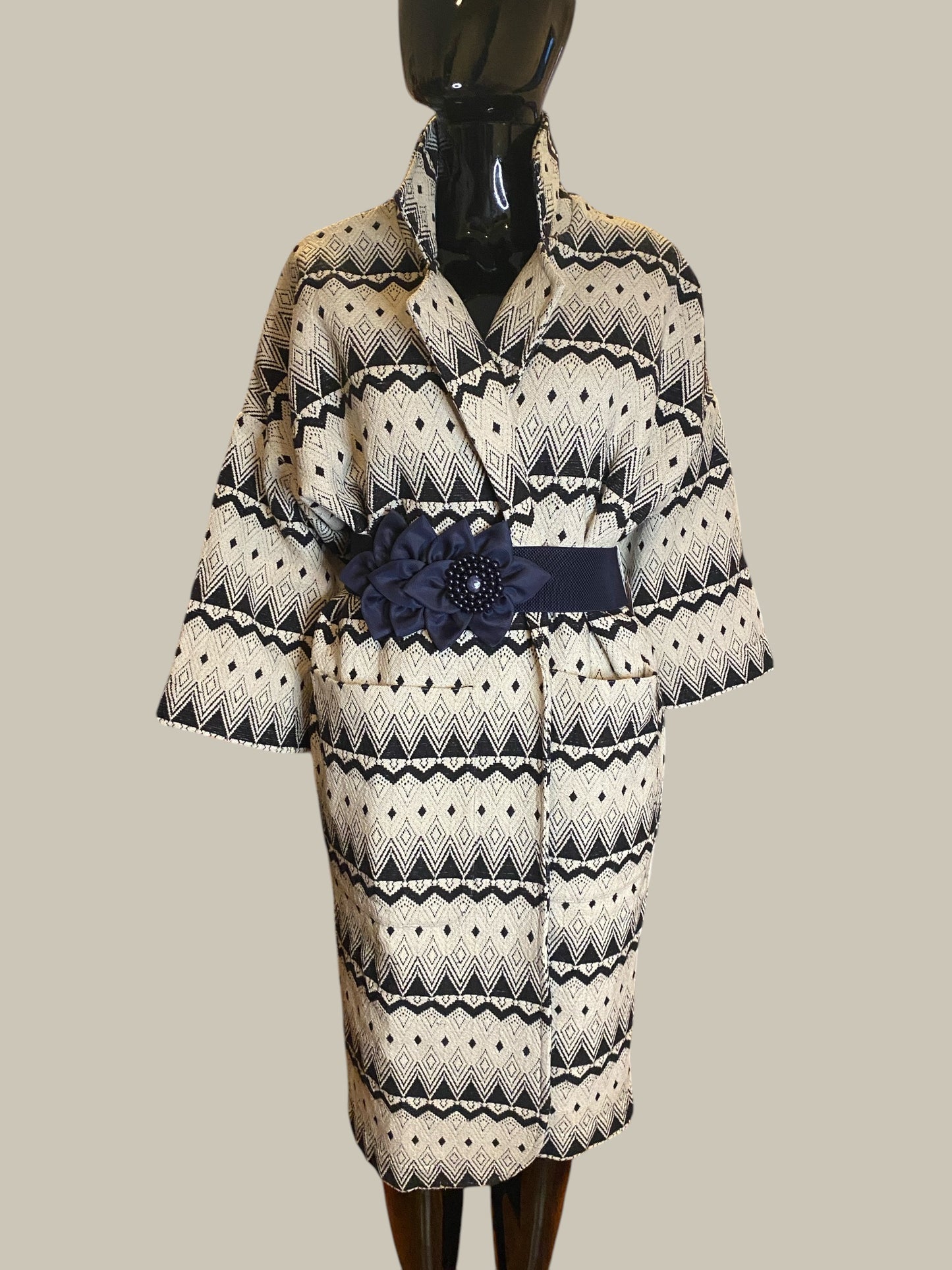 Moon & Stars Quilted Coat