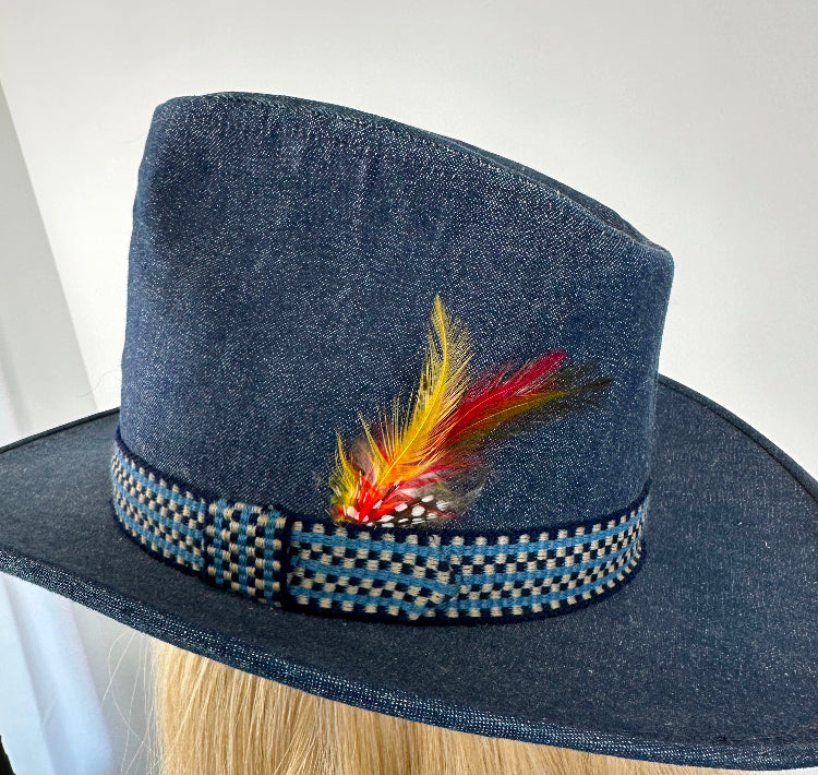 Denim Cowboy Hat
