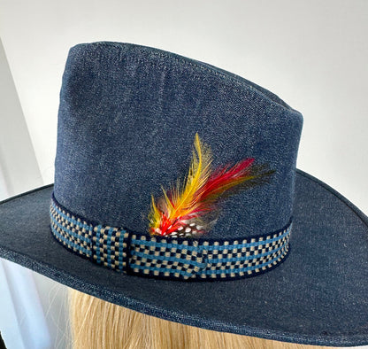 Denim Cowboy Hat