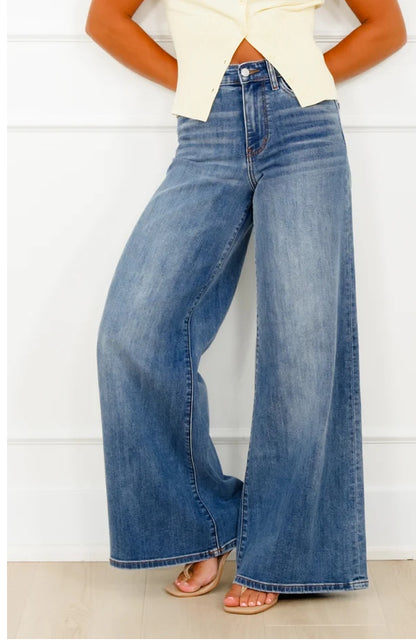 Freckled Poppy High Waist Jeans.