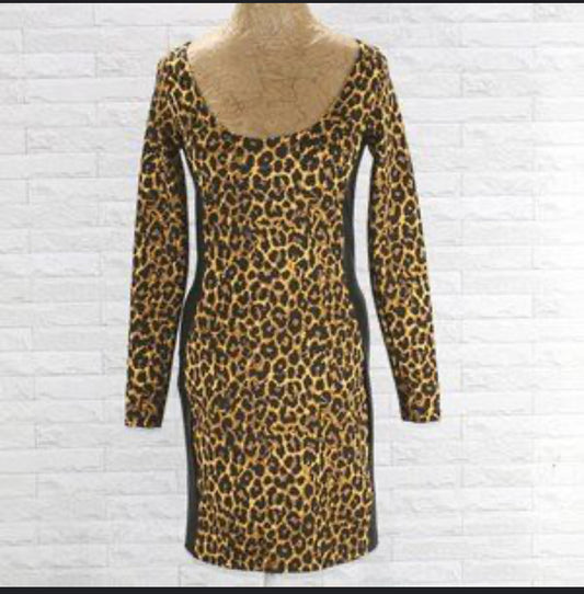 Nicki Minaj Animal Print Body Con Dress