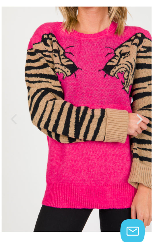 Tiger Blessing Sweater