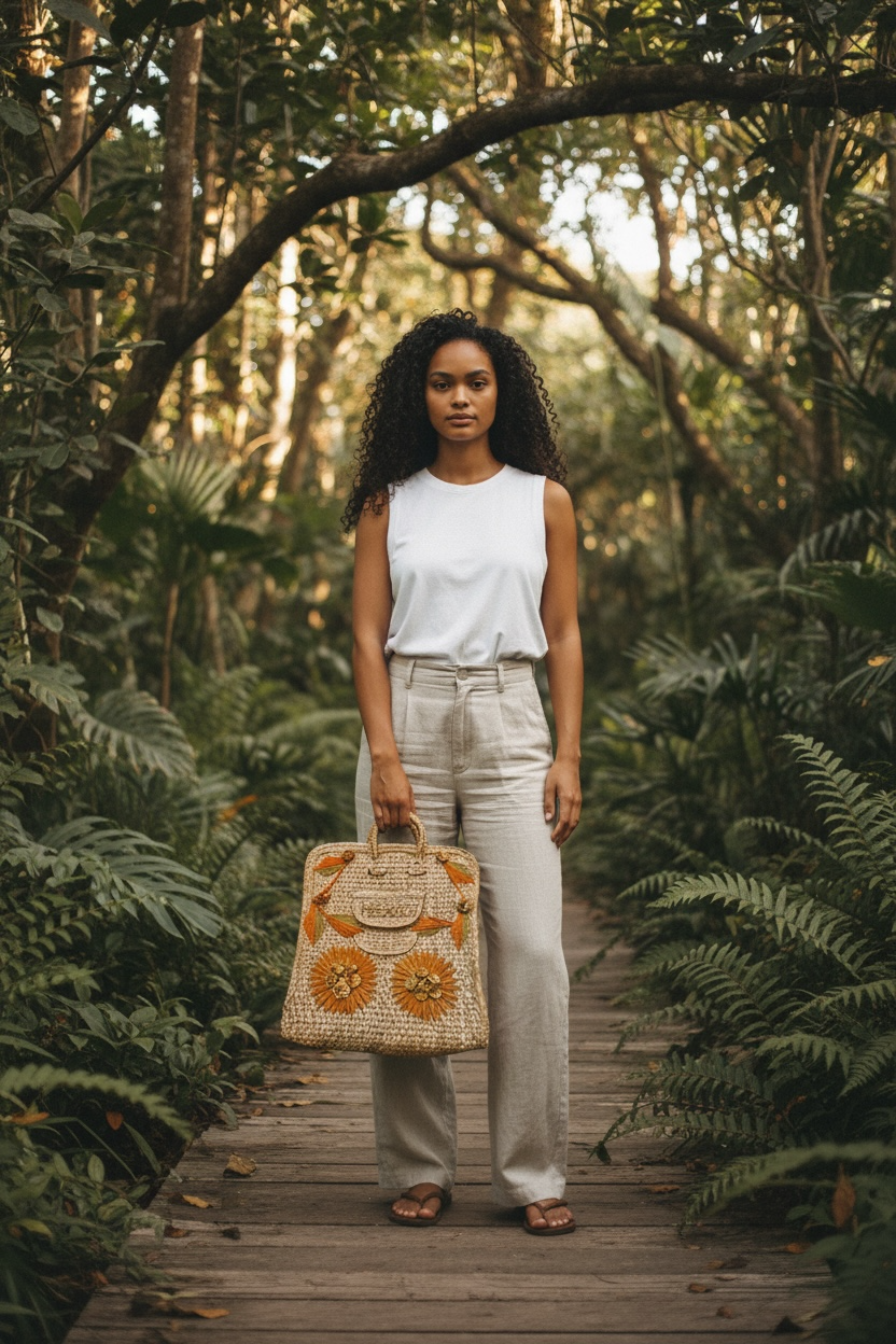 Viva Mexico.Large Straw Bag