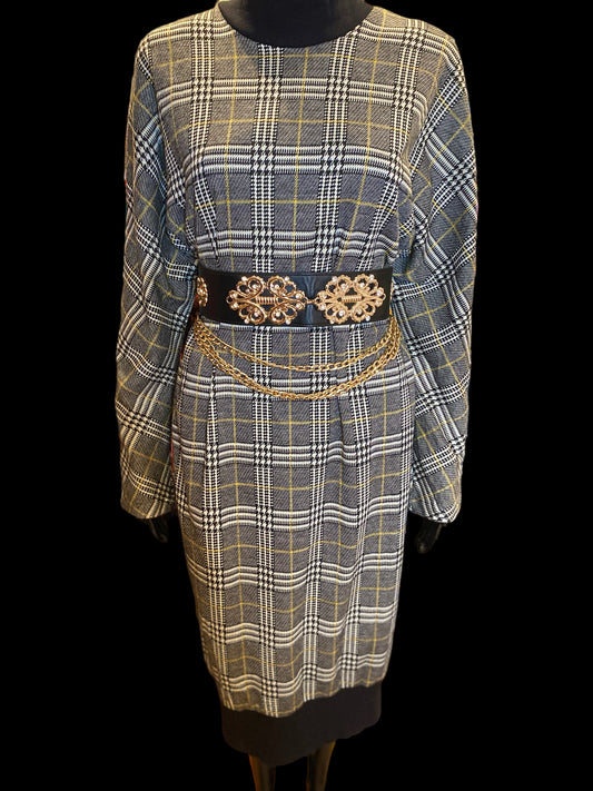 Hoodstooth Tunic
