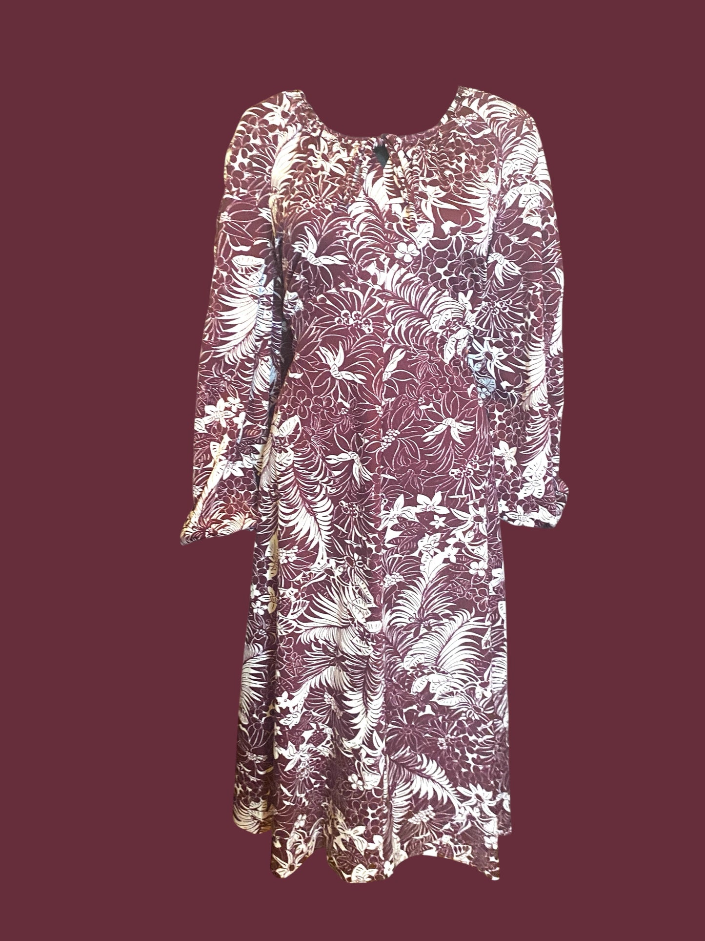 Plum Berries 70’s Dress.