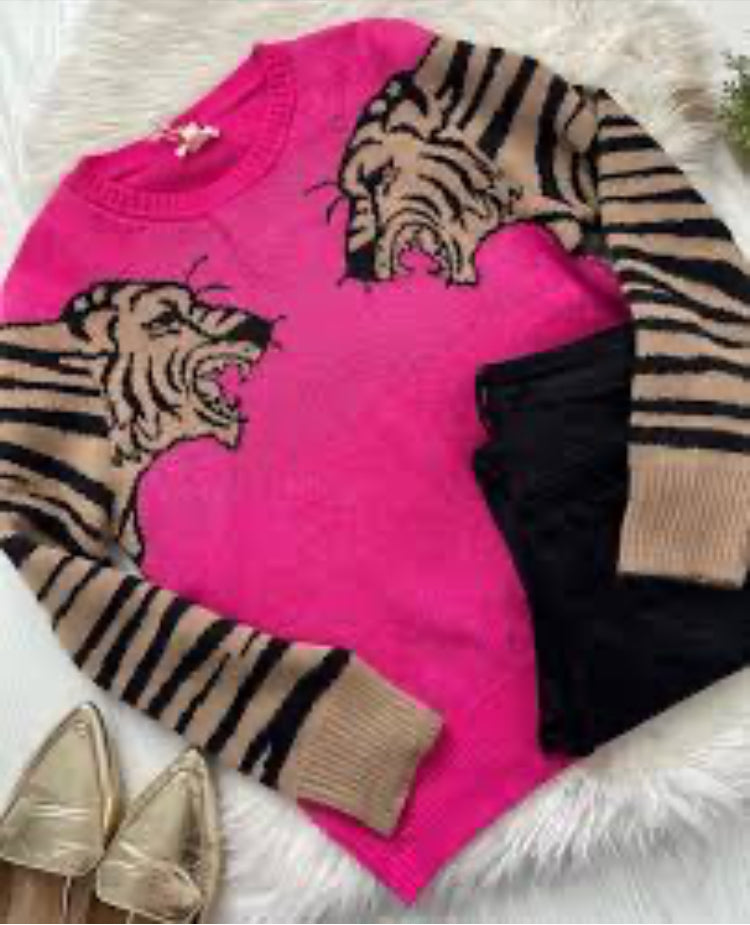 Tiger Blessing Sweater