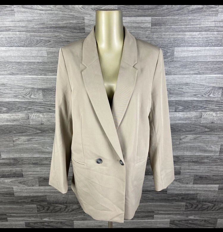 Sage Green Satin Blazer