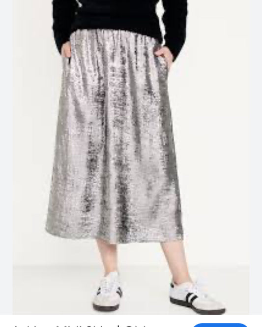 Silver Full Skirt.