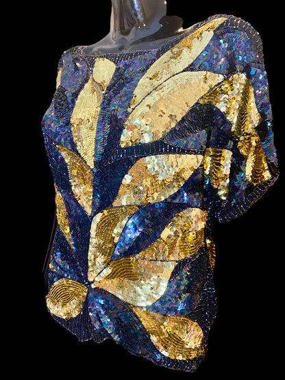 Egyptian Sequin Top