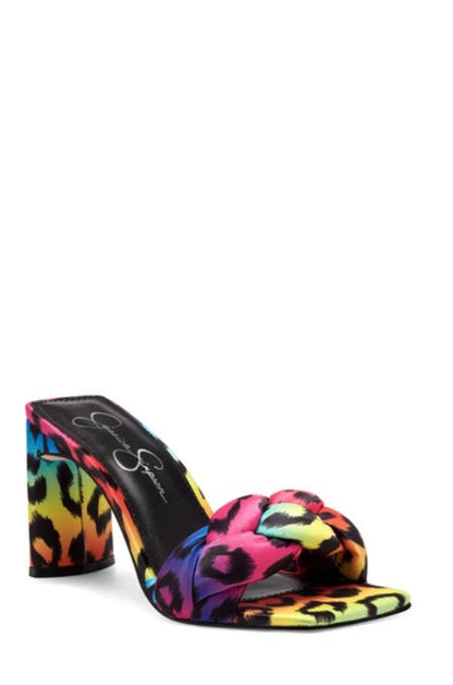 Jessica Simpson Cheetah Print Mules.