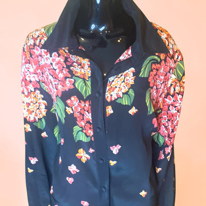 Bob Mackie Floral Top