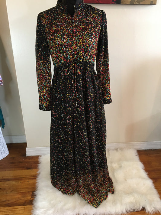 Floor length Black Dress, Large