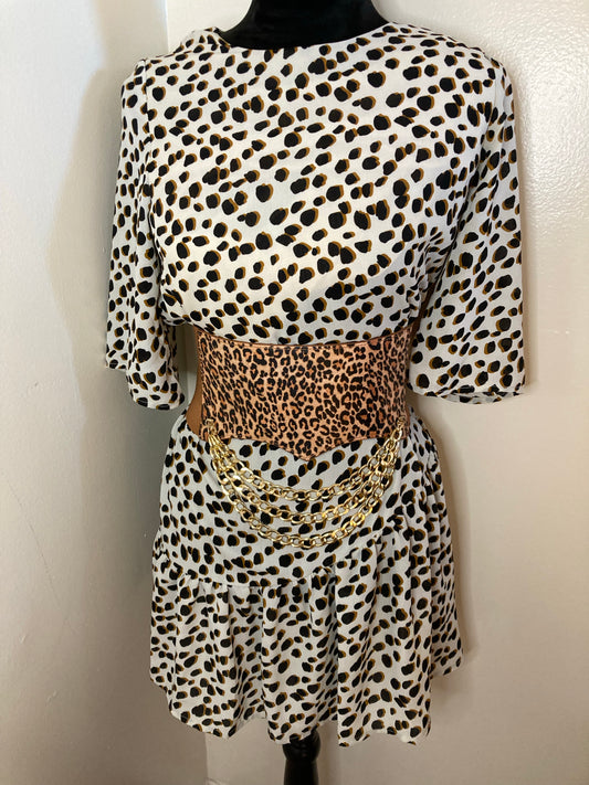 Doll Baby dotted dress, size small
