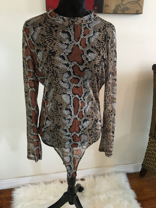Snakeskin Body Suit