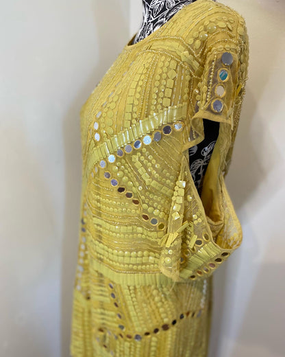 Canary Yellow Dress, Size 18